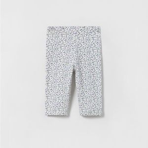 NWT ZARA Ribbed Floral Shorts